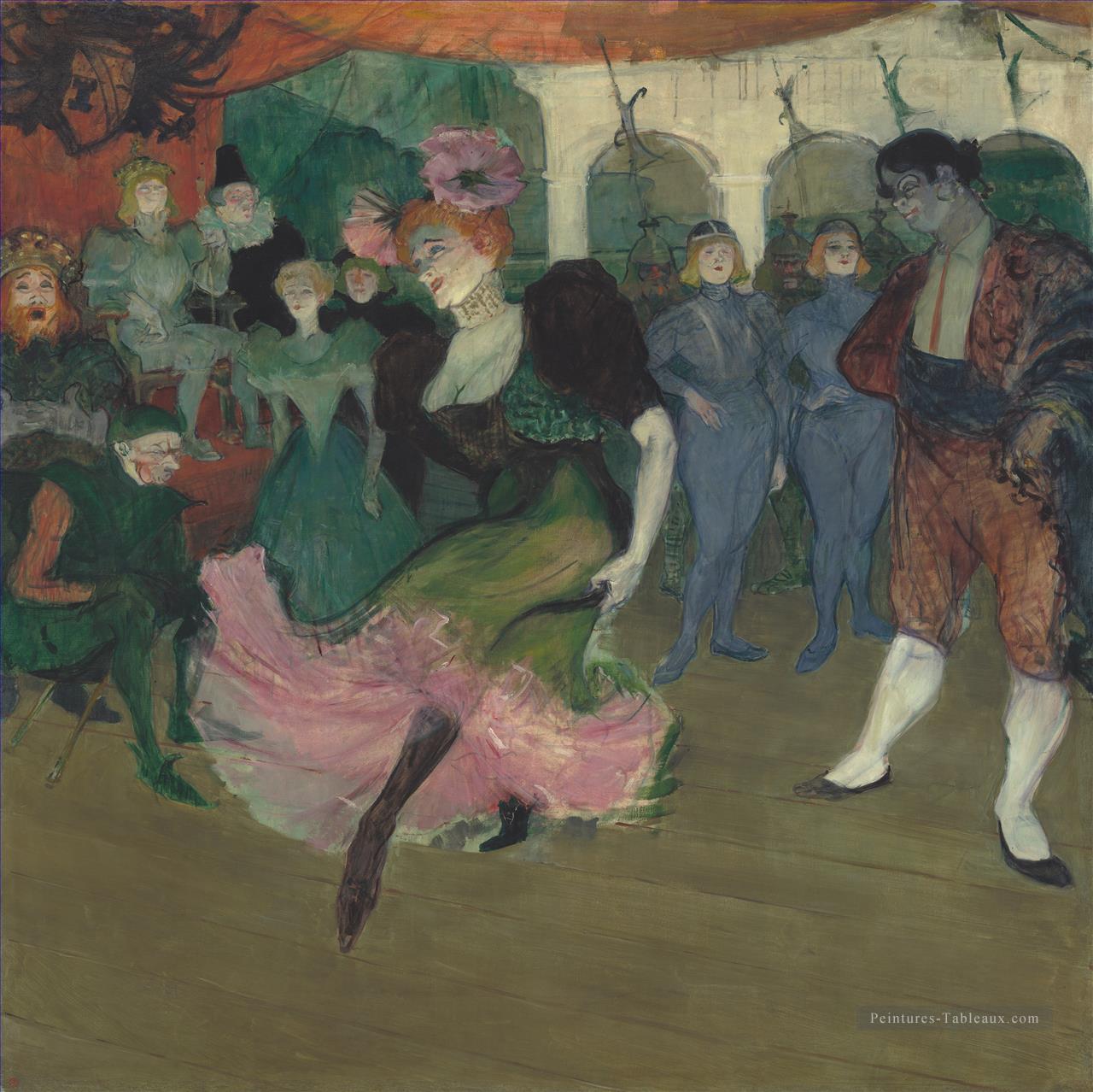 marcelle prêteur dansant au boléro de chilpéric 1895 Toulouse Lautrec Henri de Peintures à l'huile